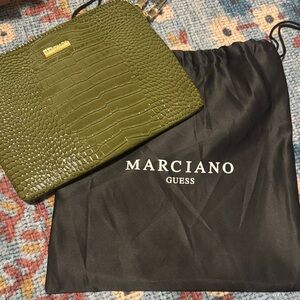 Guess by Marciano Olive Green Clutch